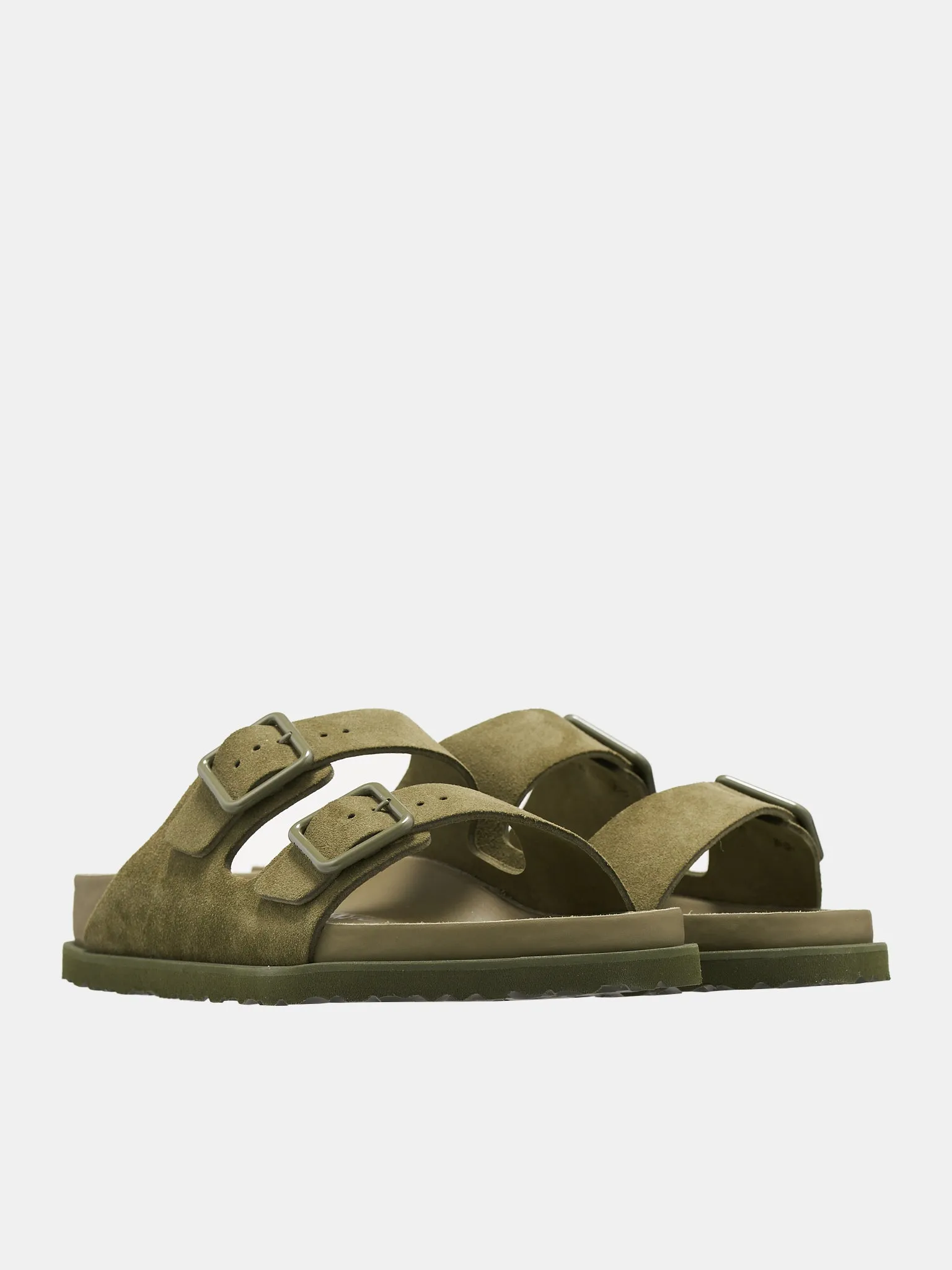 1774 Arizona Suede Sandals (1026379-MOSS-GREEN)