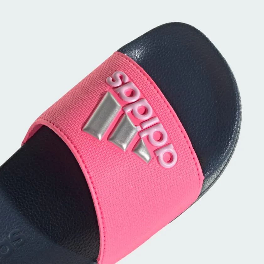 ADIDAS KID'S ADILETTE SHOWER PINK/INK SLIDES