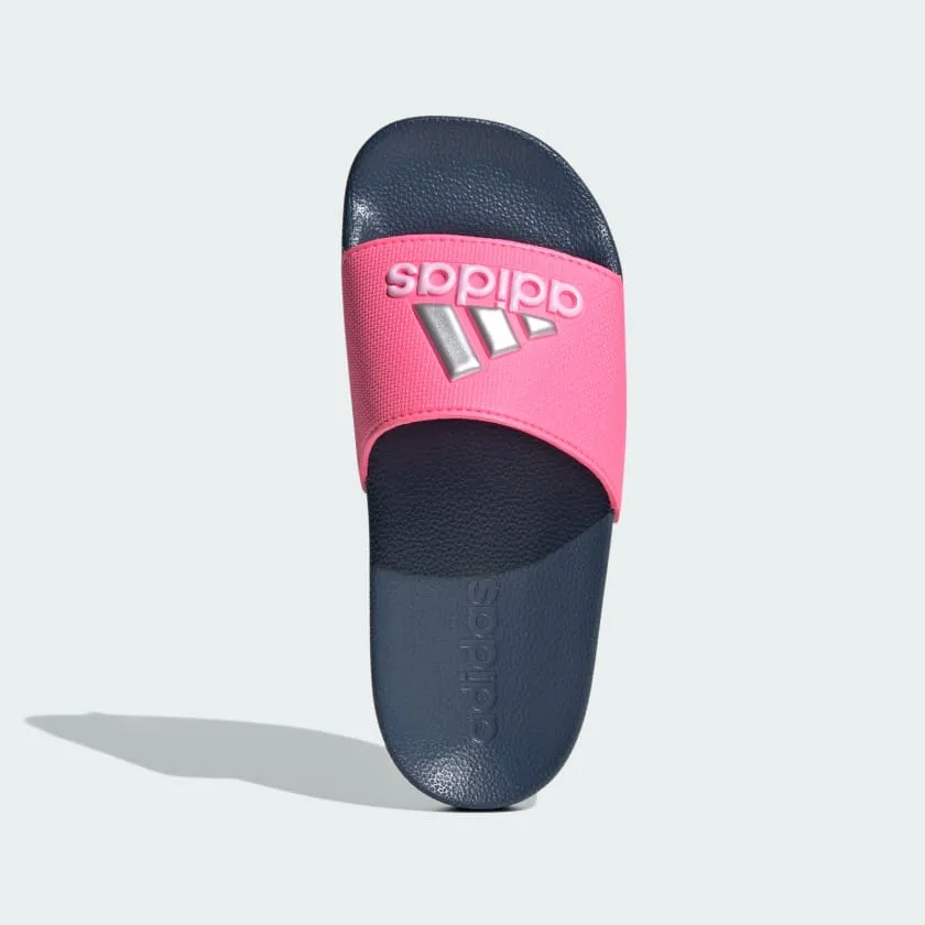 ADIDAS KID'S ADILETTE SHOWER PINK/INK SLIDES