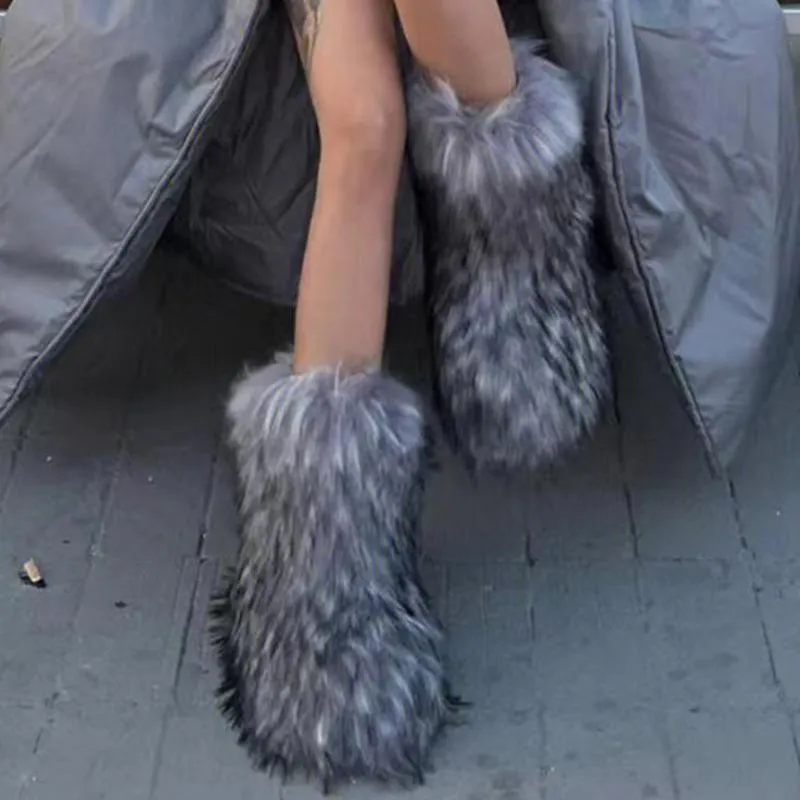 Ava's Frosty Fashion Forward Boots