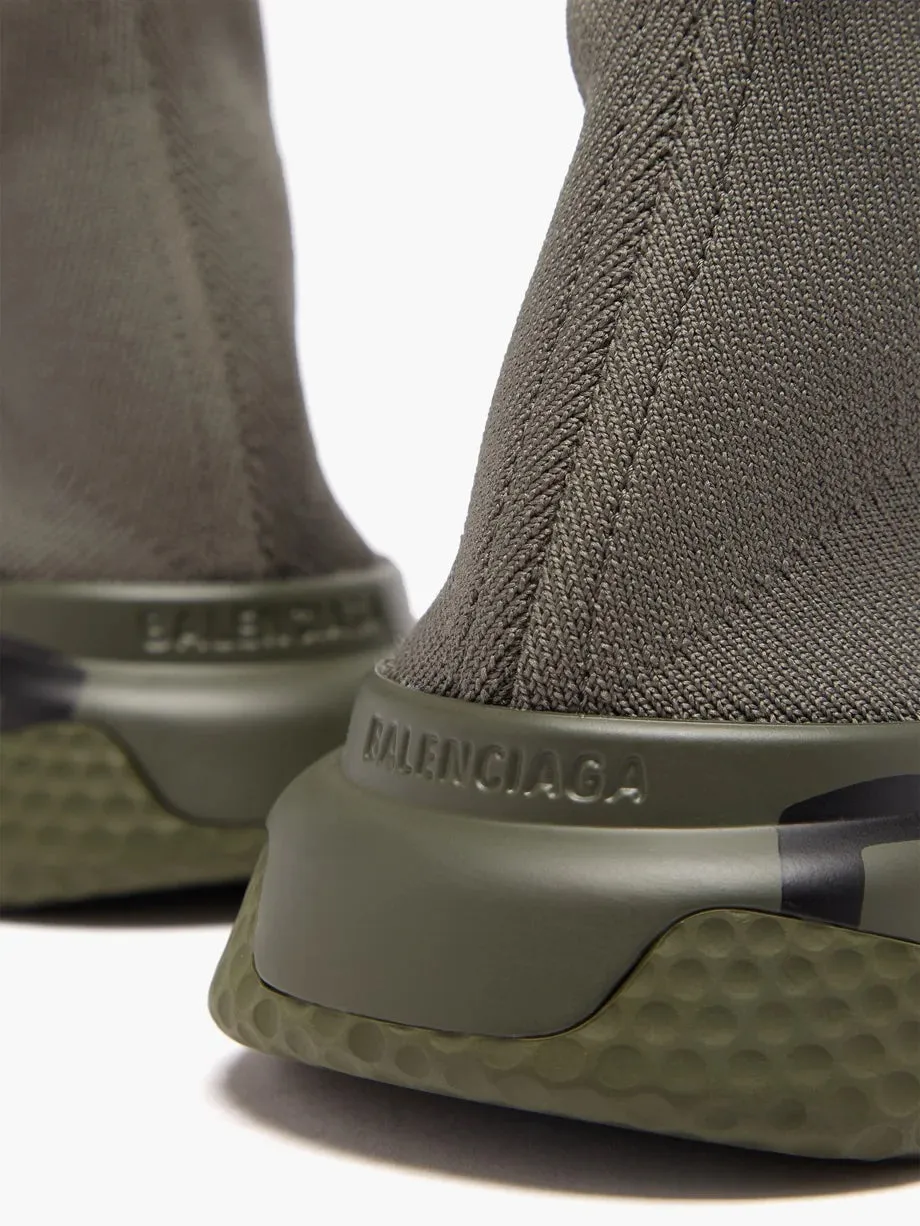 BALENCIAGA SPEED GRAFFITI LOGO SNEAKERS