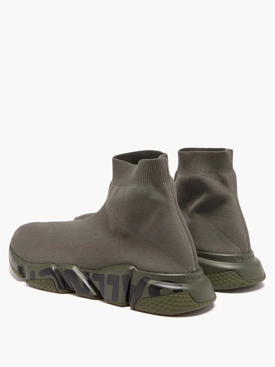 BALENCIAGA SPEED GRAFFITI LOGO SNEAKERS