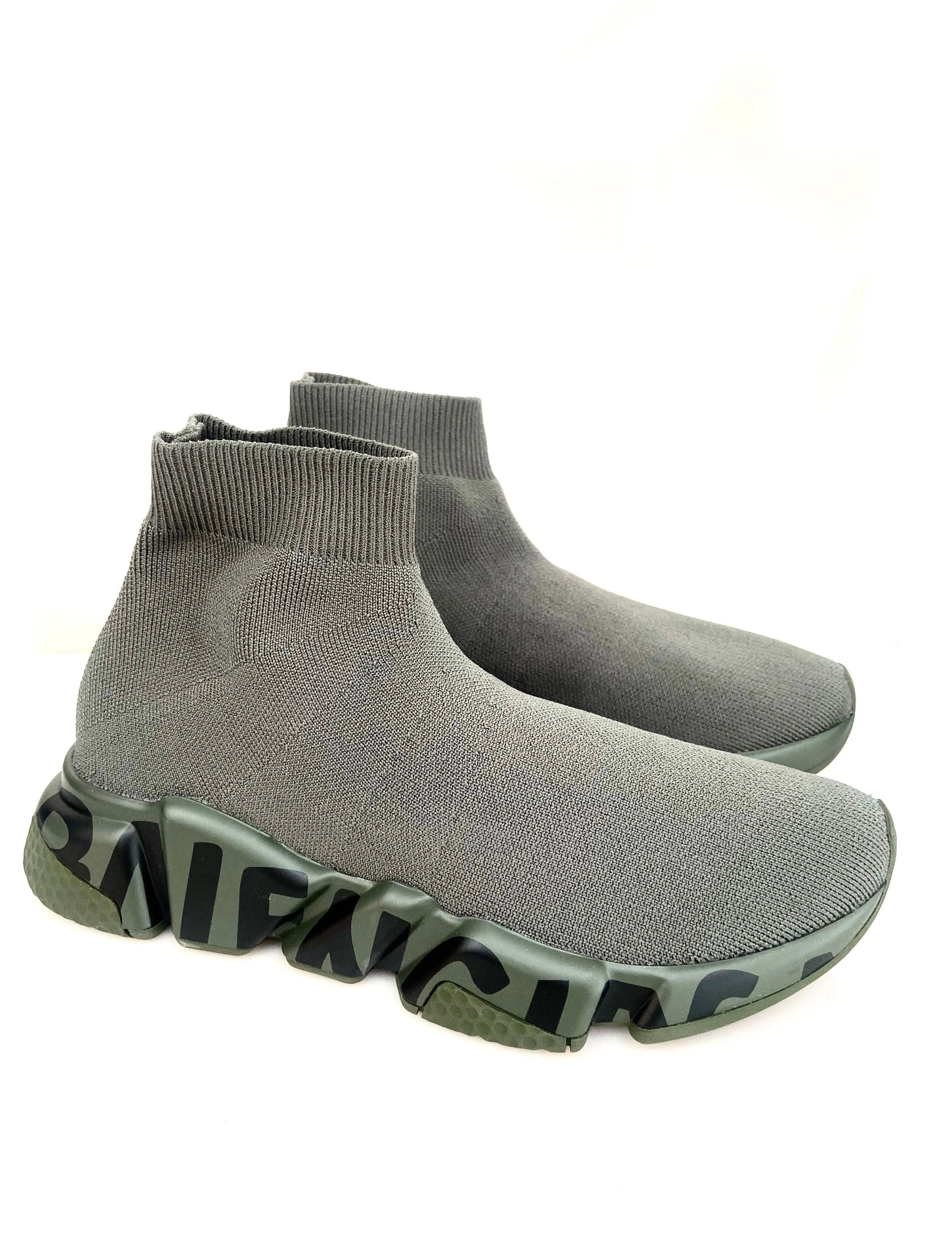 BALENCIAGA SPEED GRAFFITI LOGO SNEAKERS