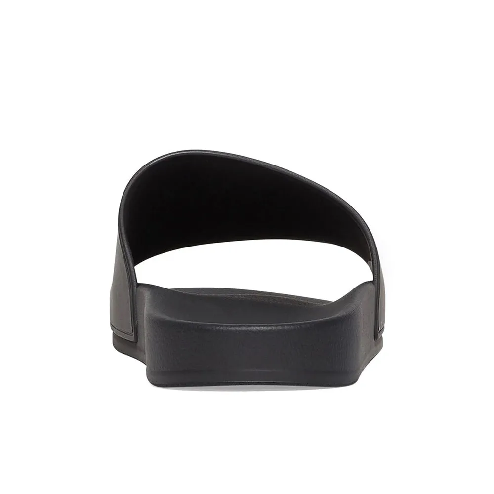 Balenciaga Women's Cities New York Pool Rubber Slide Sandals in Black