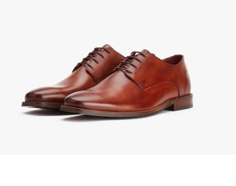 Base London Marley Leather Shoes - Washed Tan