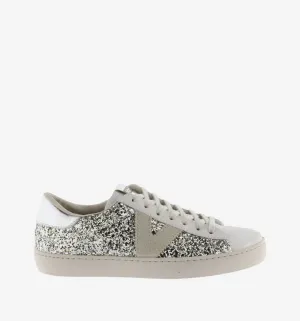 Berlin Glitter Trainers - Plata