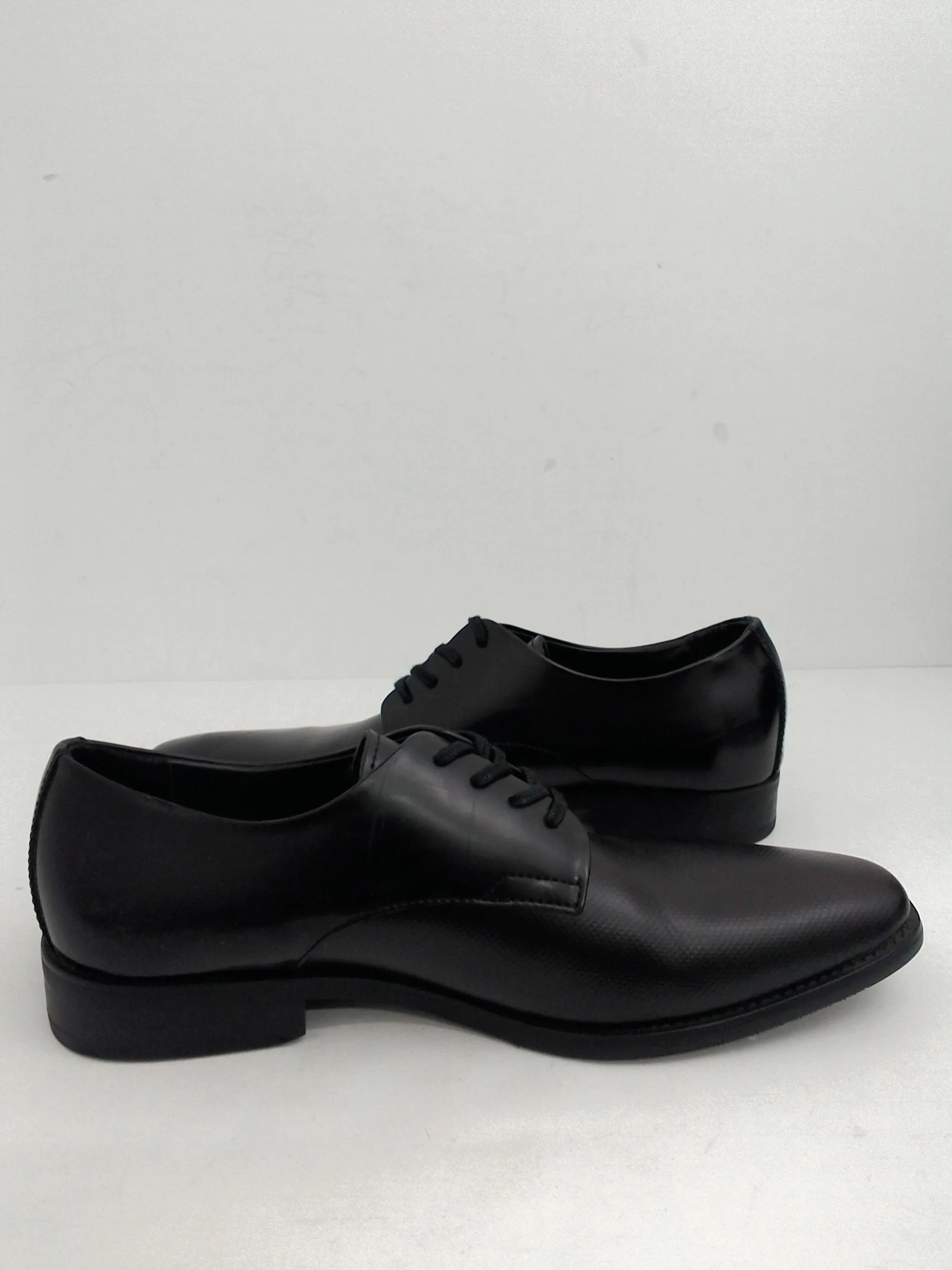 Calvin klein Men's Leather  Oxfords, Black Size 9 M
