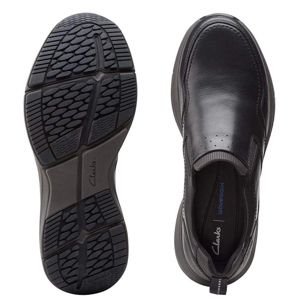 Clarks Men's Wave Edge 2.0 Loafers- Black