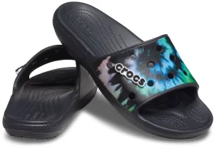 Classic Crocs Tie Dye Graphic Sandal Black