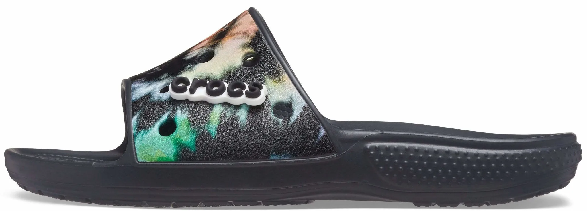 Classic Crocs Tie Dye Graphic Sandal Black