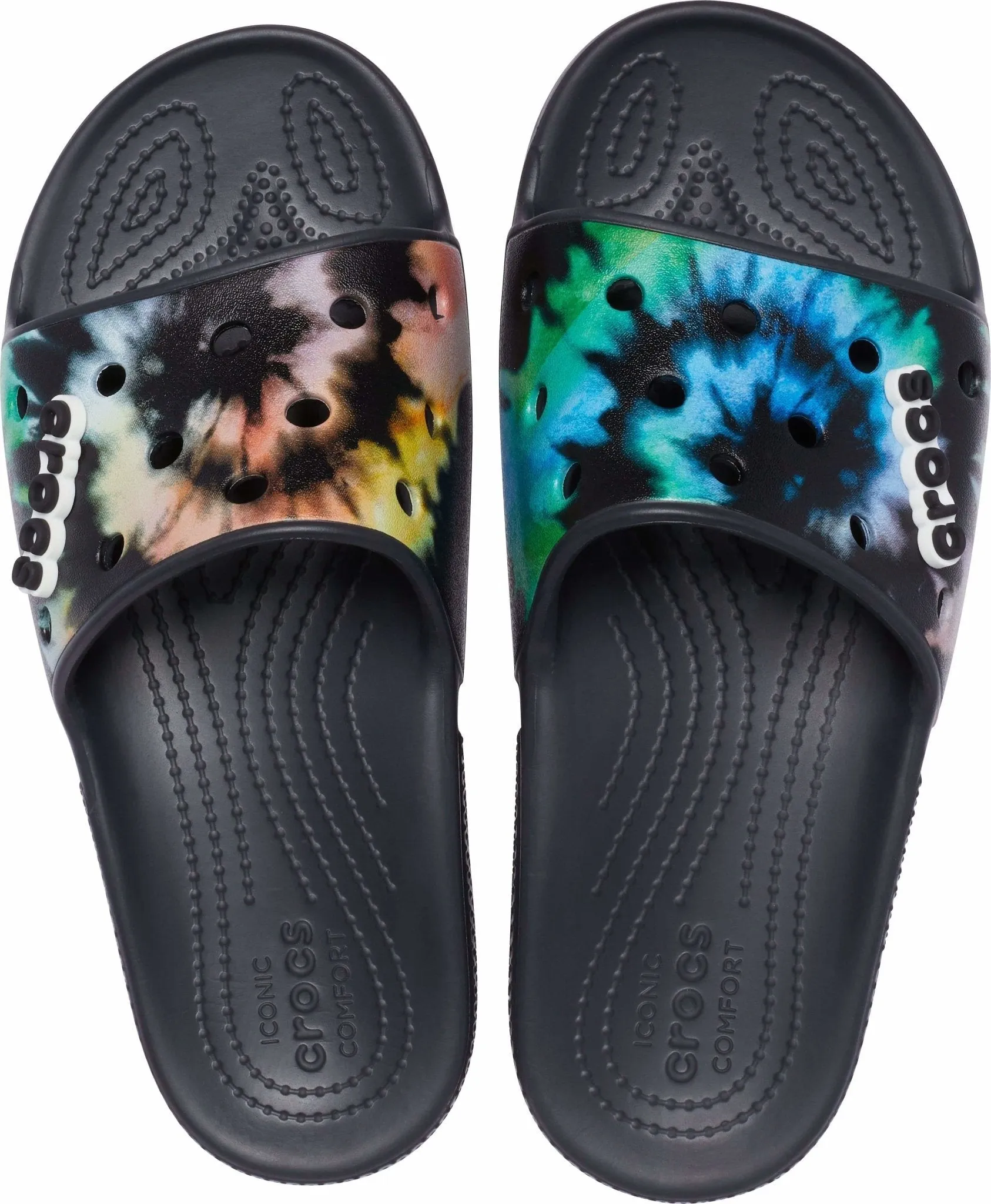 Classic Crocs Tie Dye Graphic Sandal Black