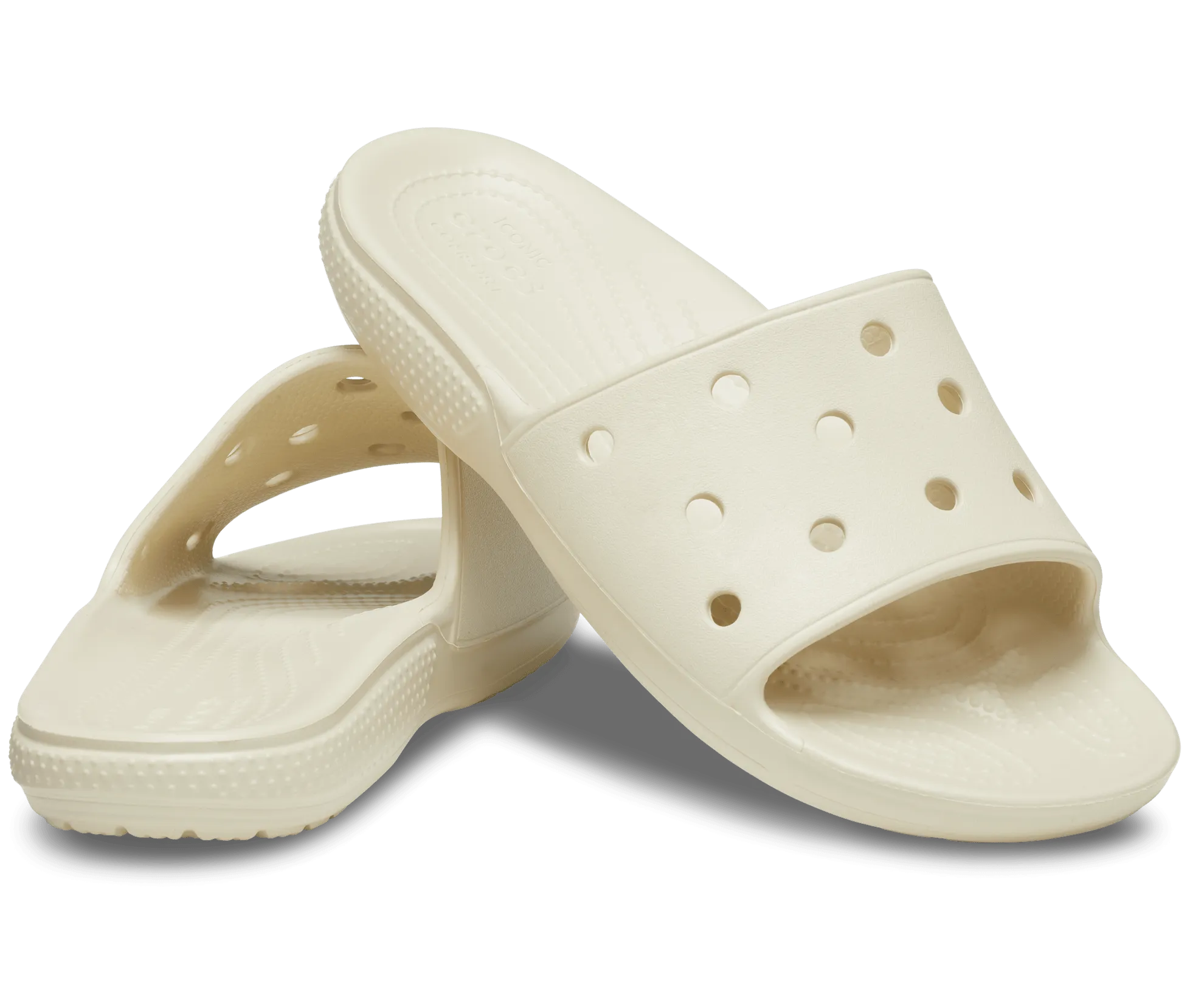Crocs Unisex Classic Slide - Bone