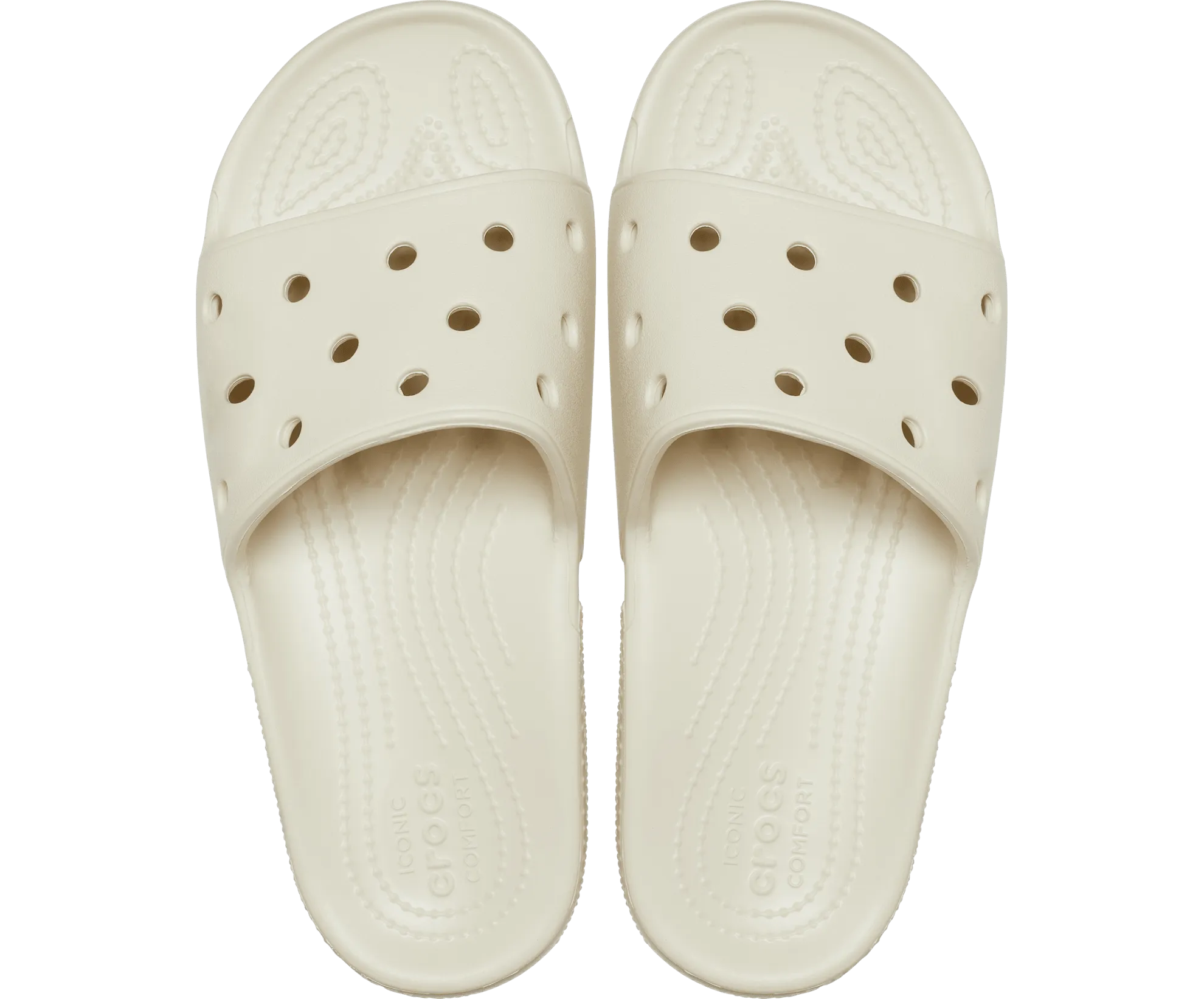 Crocs Unisex Classic Slide - Bone