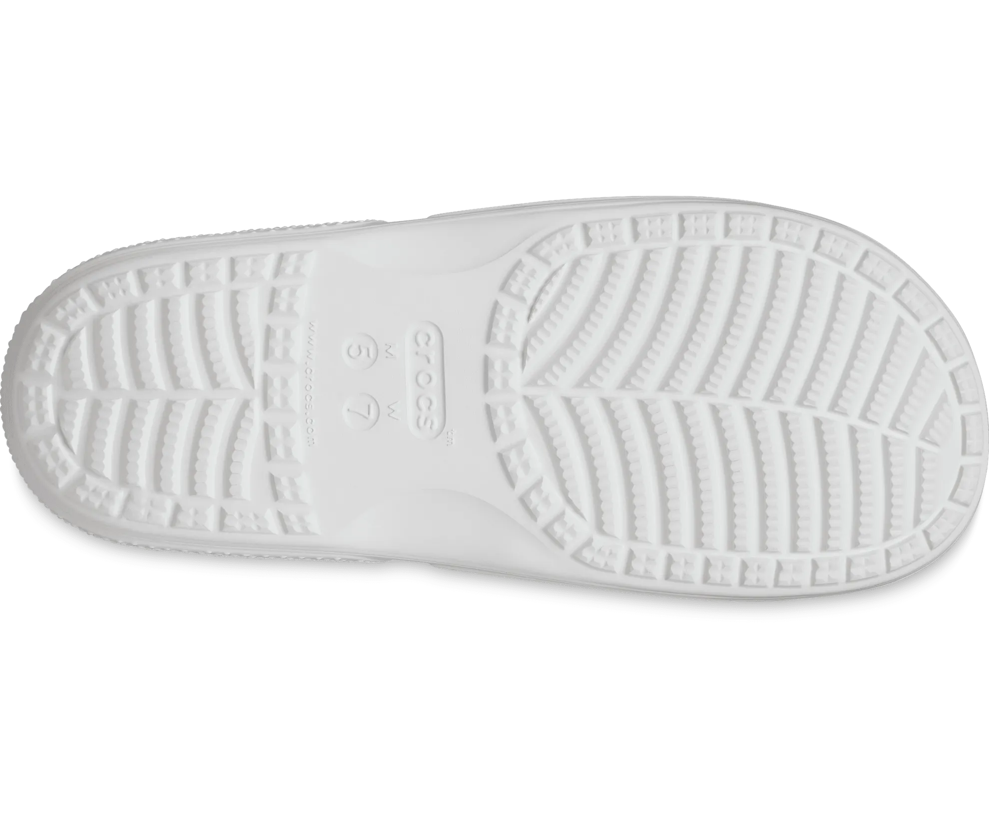 Crocs Unisex Classic Tie Dye Slide - White