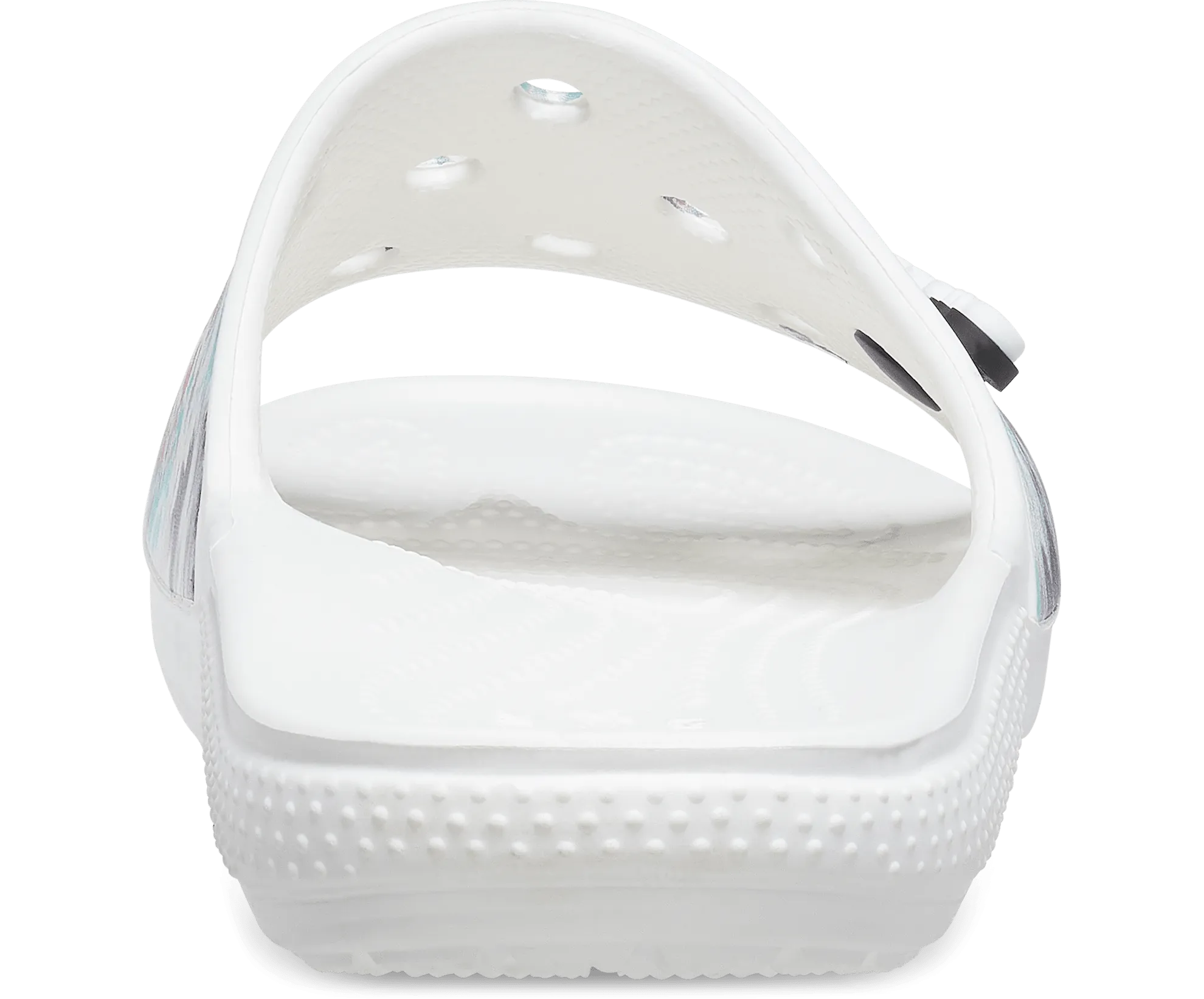 Crocs Unisex Classic Tie Dye Slide - White