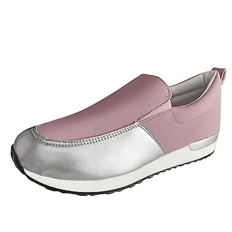 Cuzcare Orthopedic Shoes Women Comfy Slip-on Arch Support Round Toe Modern Fashion