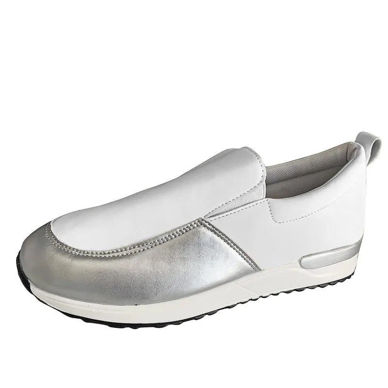 Cuzcare Orthopedic Shoes Women Comfy Slip-on Arch Support Round Toe Modern Fashion