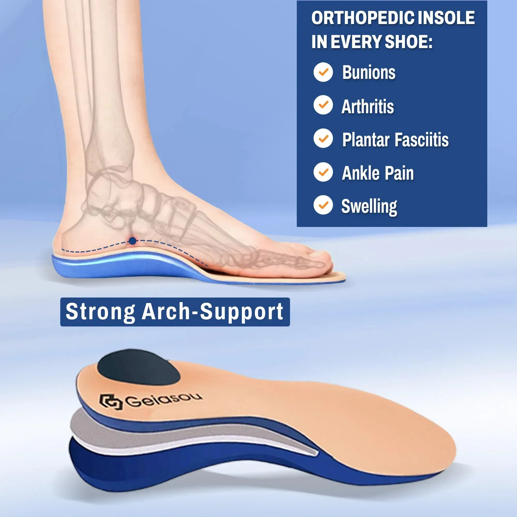 Cuzcare Orthopedic Women Shoes Canvas Lightweight Slip-On Walking Casual Shoes
