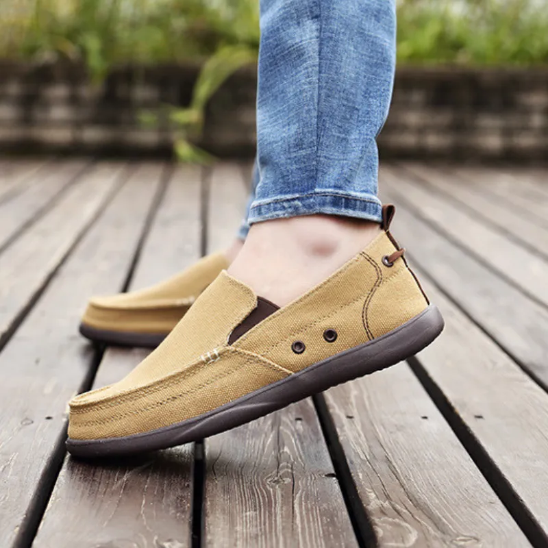 Cuzcare Orthopedic Women Shoes Canvas Lightweight Slip-On Walking Casual Shoes