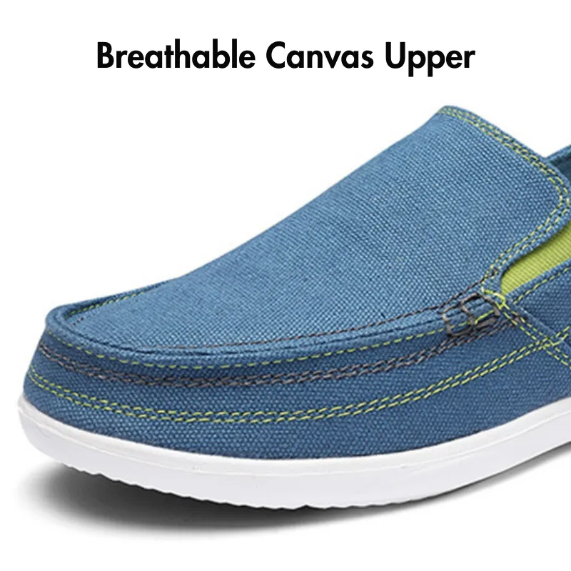 Cuzcare Orthopedic Women Shoes Canvas Lightweight Slip-On Walking Casual Shoes