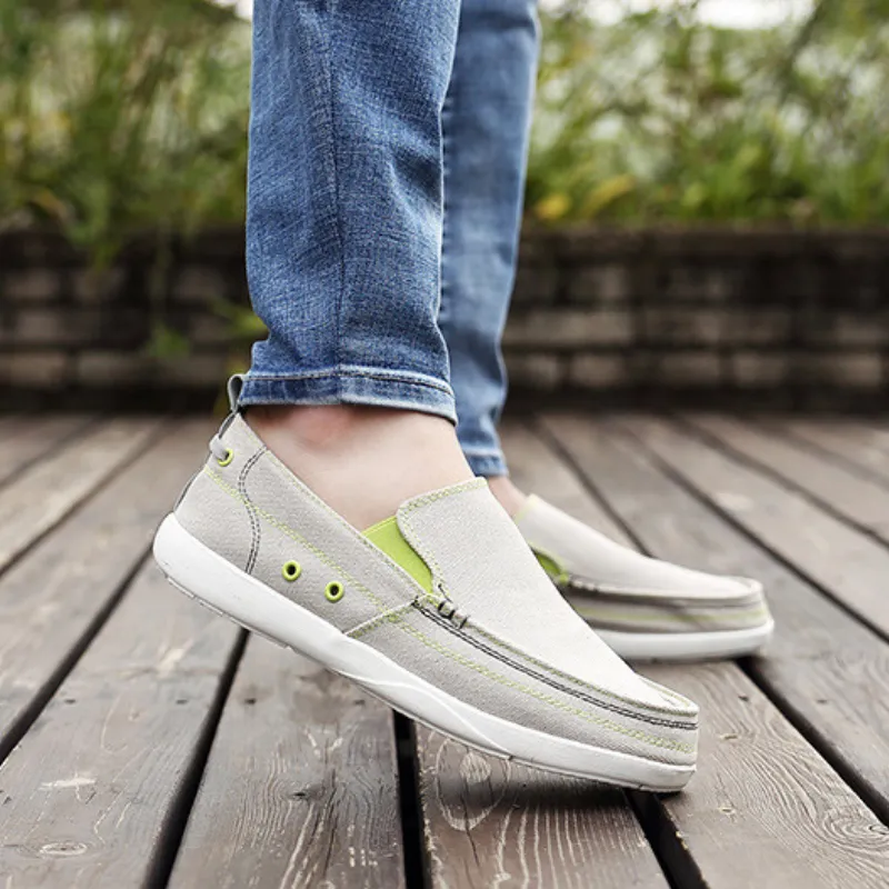 Cuzcare Orthopedic Women Shoes Canvas Lightweight Slip-On Walking Casual Shoes
