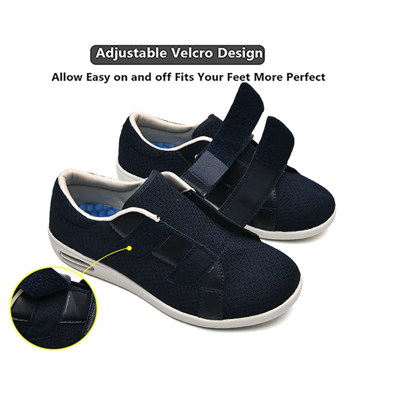 Cuzcare Women Orthopedic Shoes Arch Support Breathable Comfortable Adjusting Anti Slip Walking Shoes