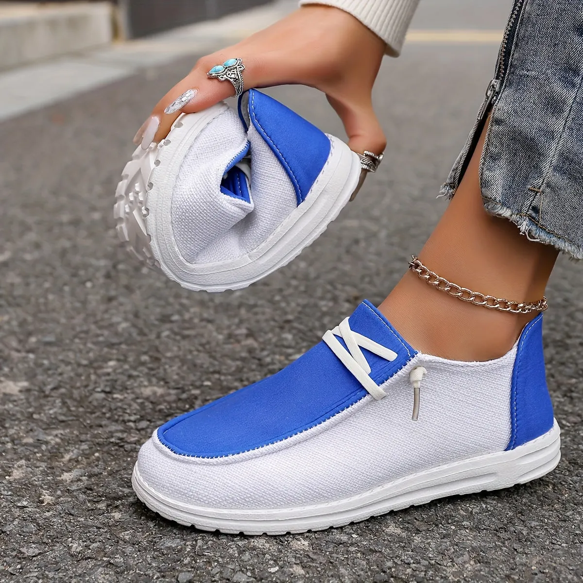 Dames Zomerloafers-Lichte Slip-ons met Eva Zool