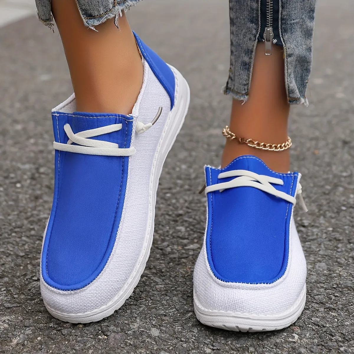 Dames Zomerloafers-Lichte Slip-ons met Eva Zool