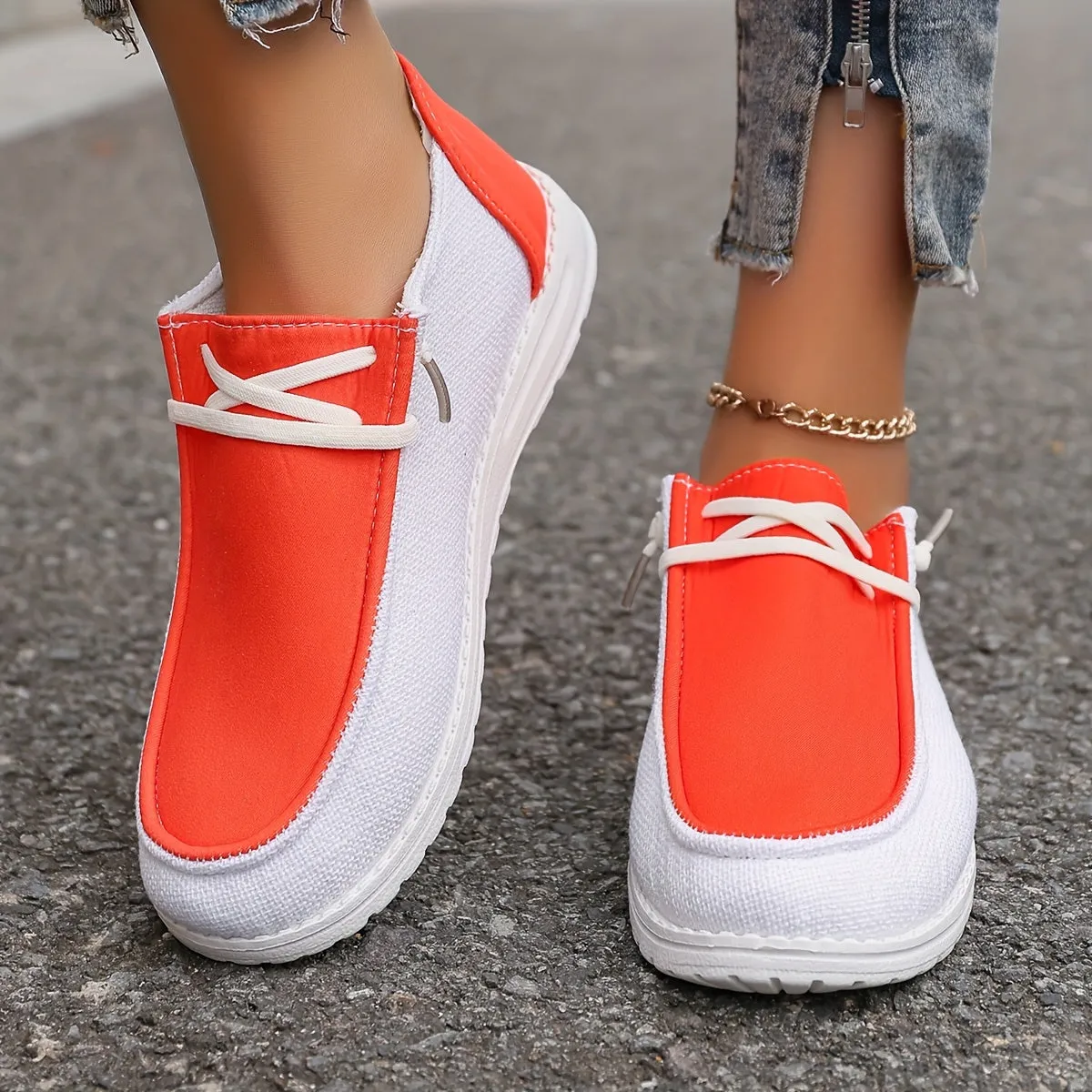 Dames Zomerloafers-Lichte Slip-ons met Eva Zool