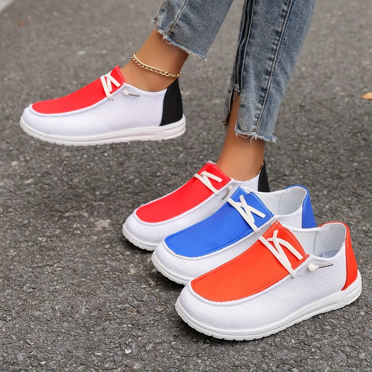 Dames Zomerloafers-Lichte Slip-ons met Eva Zool