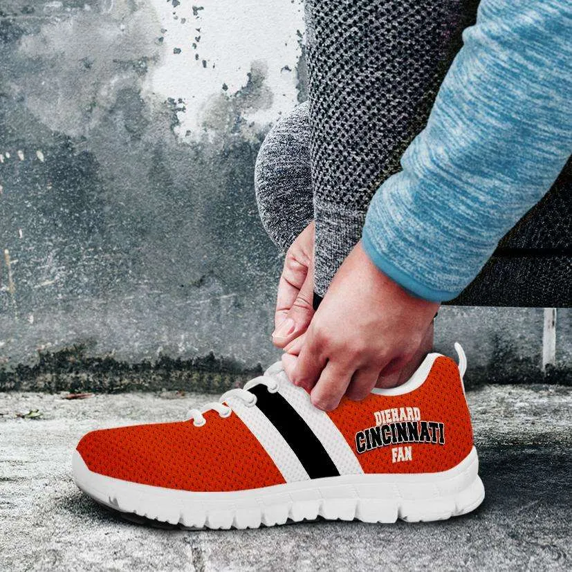 Diehard Cincinnati Fan Running Shoes