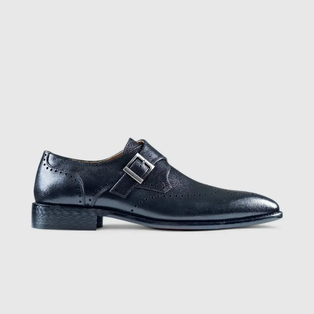 Fabino Dress Single Monk Strap Black M3220051