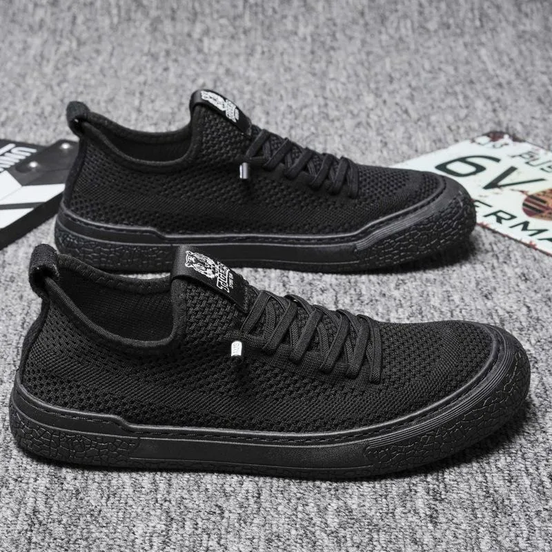 Fashion Breathable Fly Woven Shoes All-match Comfortable Work Shoes
