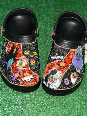 Holiday Themed Blinged Crocs