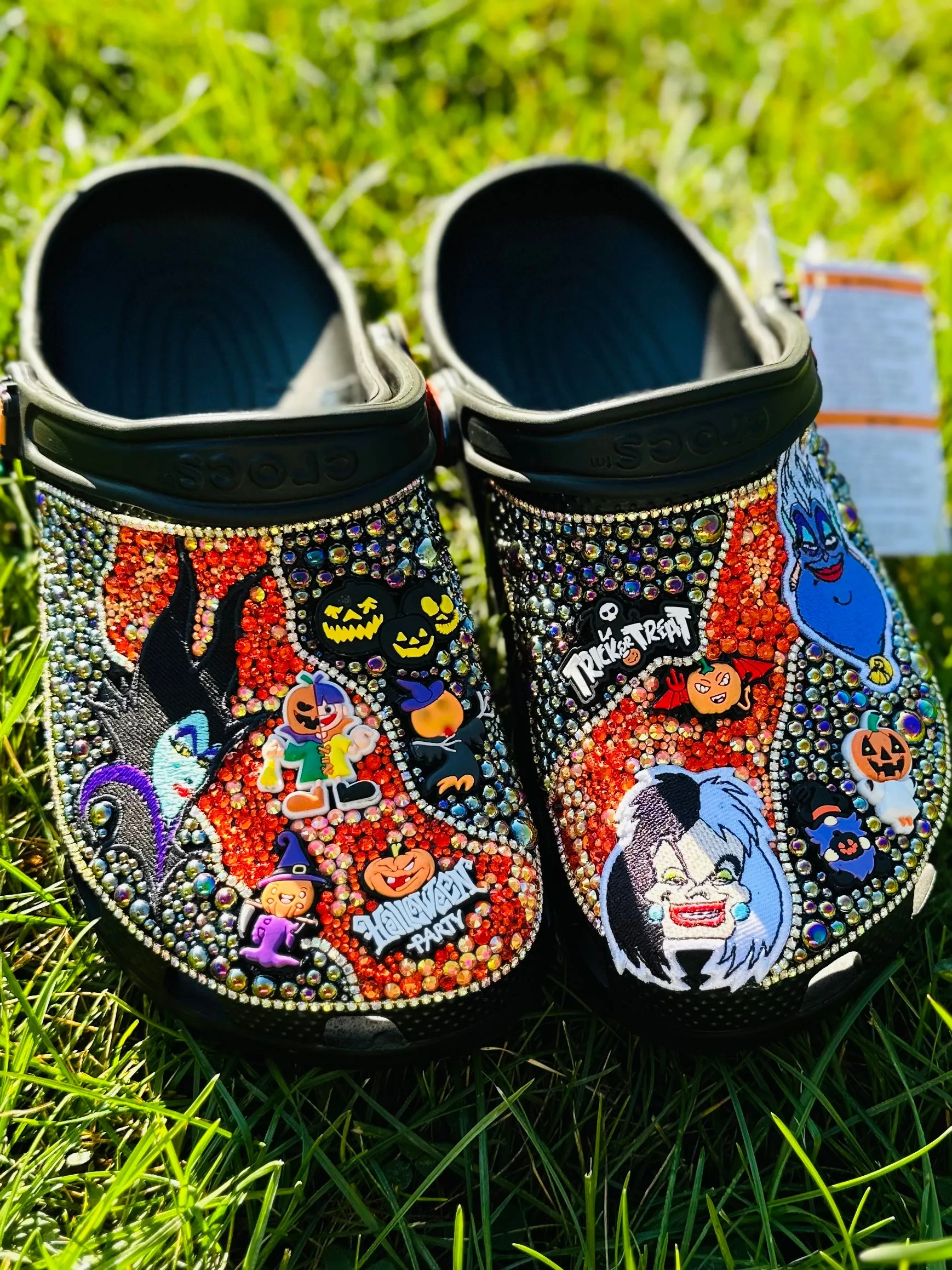 Holiday Themed Blinged Crocs