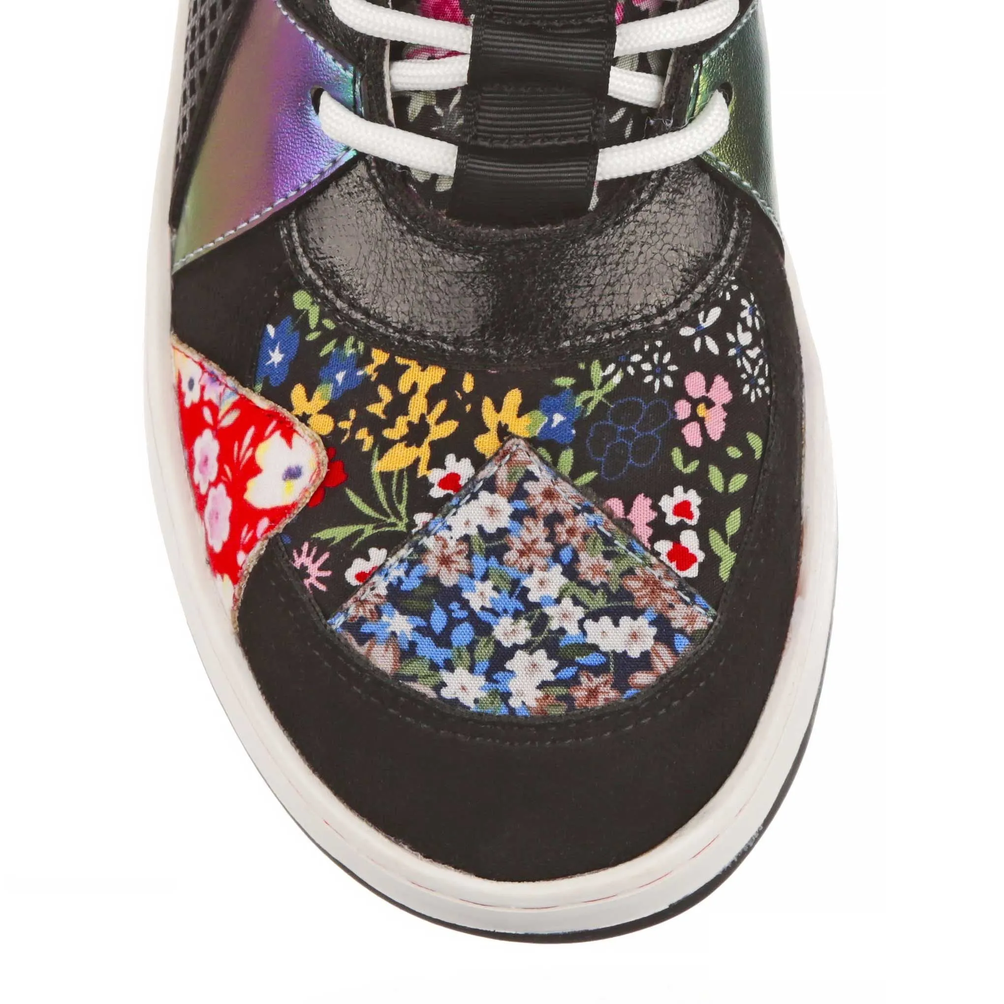 Irregular Choice Womens Transformers Epic Battle High Top Trainers - Black