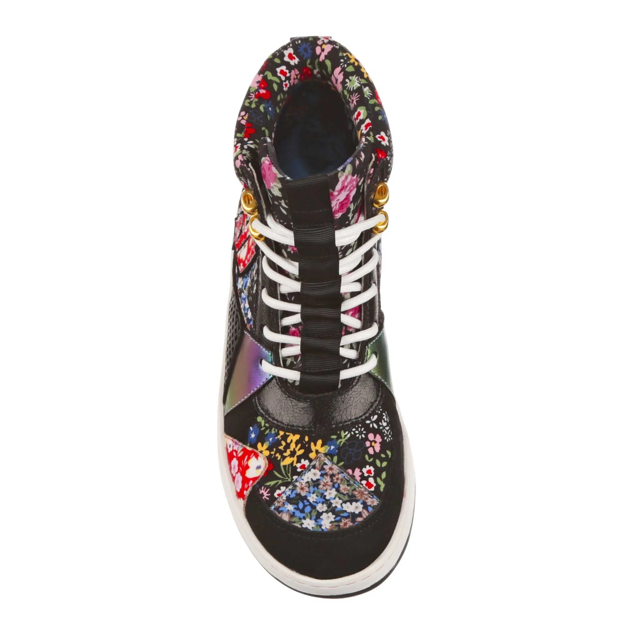 Irregular Choice Womens Transformers Epic Battle High Top Trainers - Black