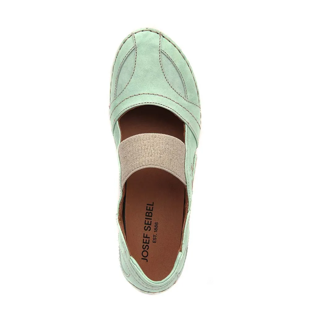 Josef Seibel Women's Fergey 89 Casual Leather Shoes Mint Green