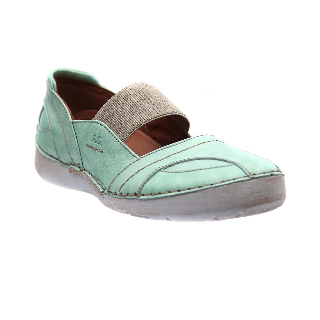 Josef Seibel Women's Fergey 89 Casual Leather Shoes Mint Green