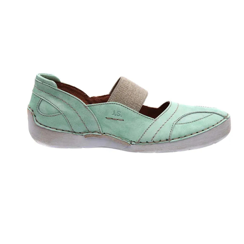 Josef Seibel Women's Fergey 89 Casual Leather Shoes Mint Green