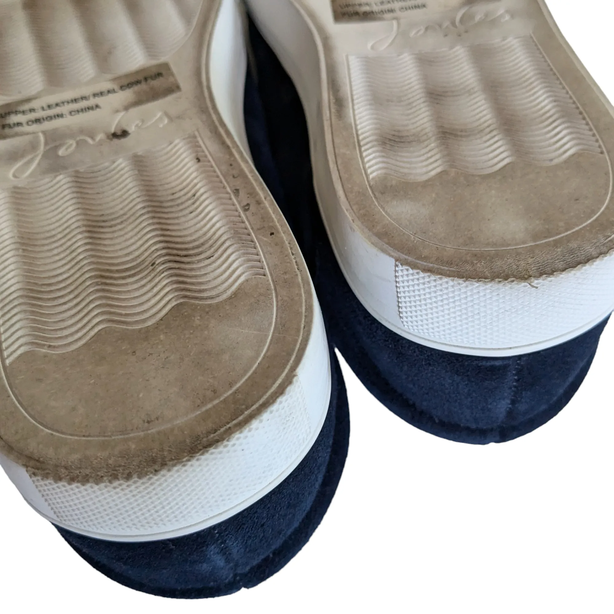 Joules Polka Dot Suede Sneakers Size 6