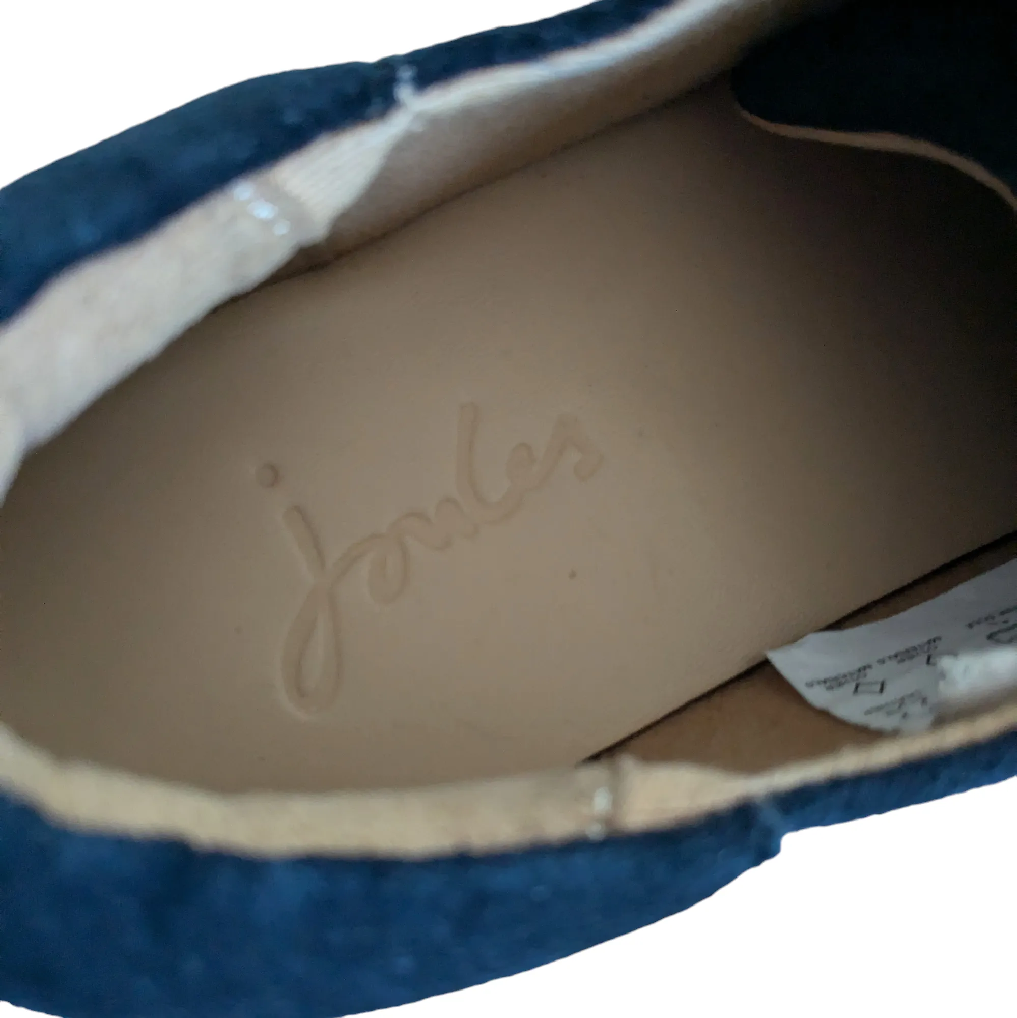 Joules Polka Dot Suede Sneakers Size 6