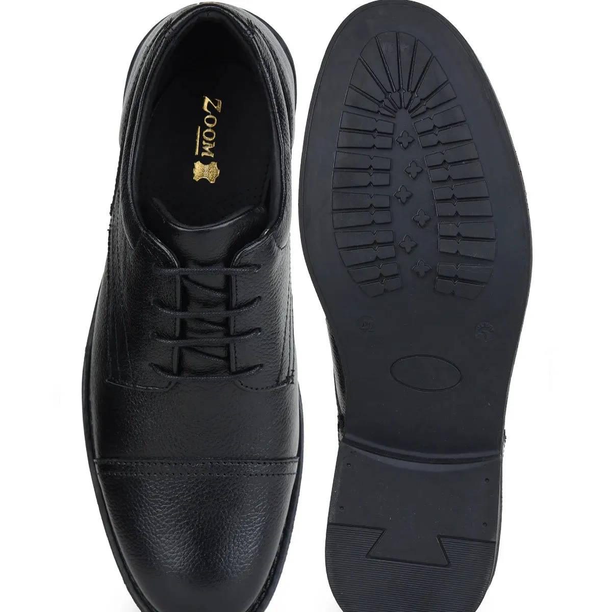Lace Up Derby Shoes 4060 | Leather Formal Shoes for Men