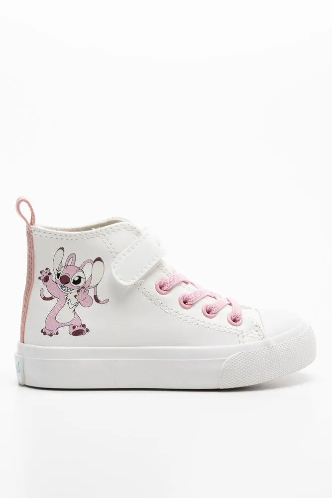 Lilo & Stitch High Top Sneaker White