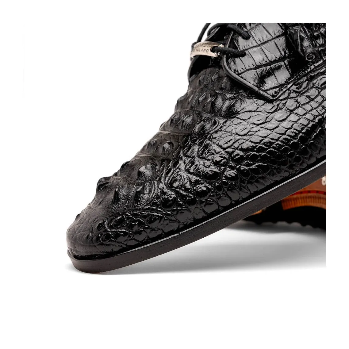 Marco Di Milano Nilo Men's Shoes Exotic Crocodile Derby Oxfords (MDM1186)