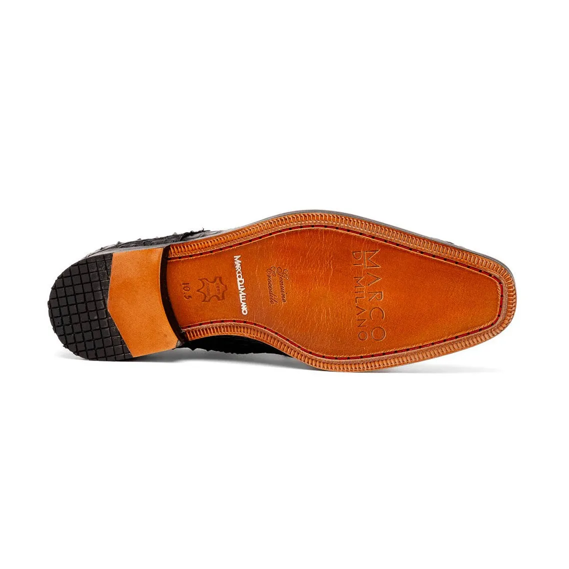 Marco Di Milano Nilo Men's Shoes Exotic Crocodile Derby Oxfords (MDM1186)