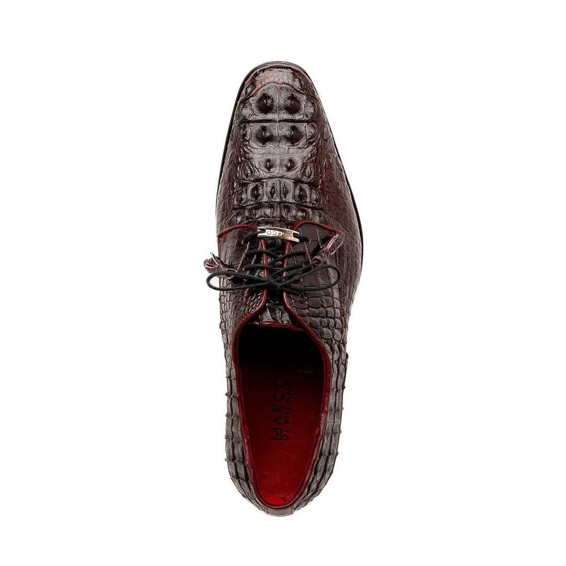 Marco Di Milano Nilo Men's Shoes Exotic Crocodile Derby Oxfords (MDM1186)