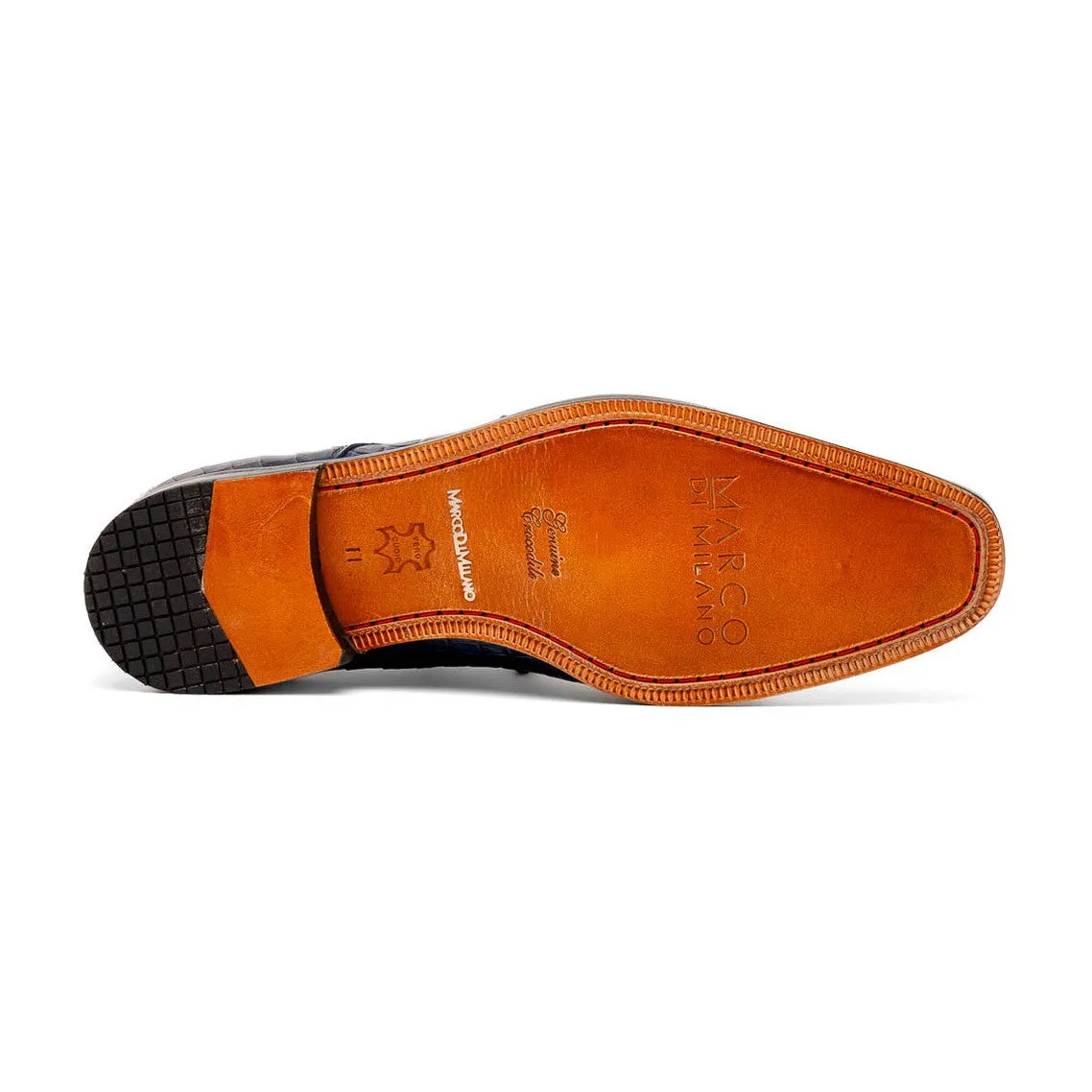 Marco Di Milano Nilo Men's Shoes Exotic Crocodile Derby Oxfords (MDM1186)