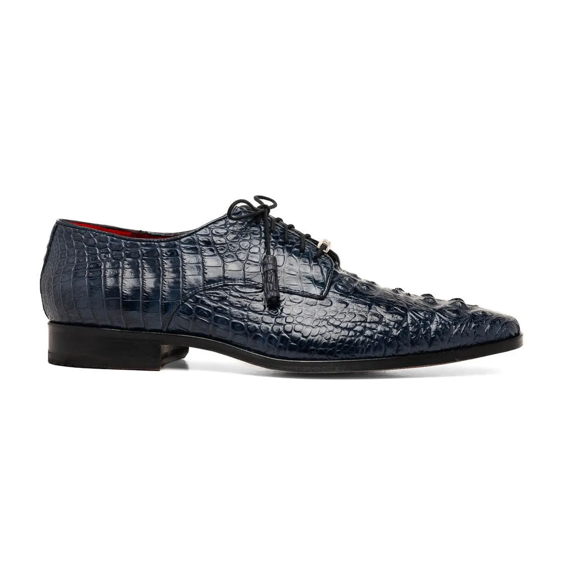 Marco Di Milano Nilo Men's Shoes Exotic Crocodile Derby Oxfords (MDM1186)