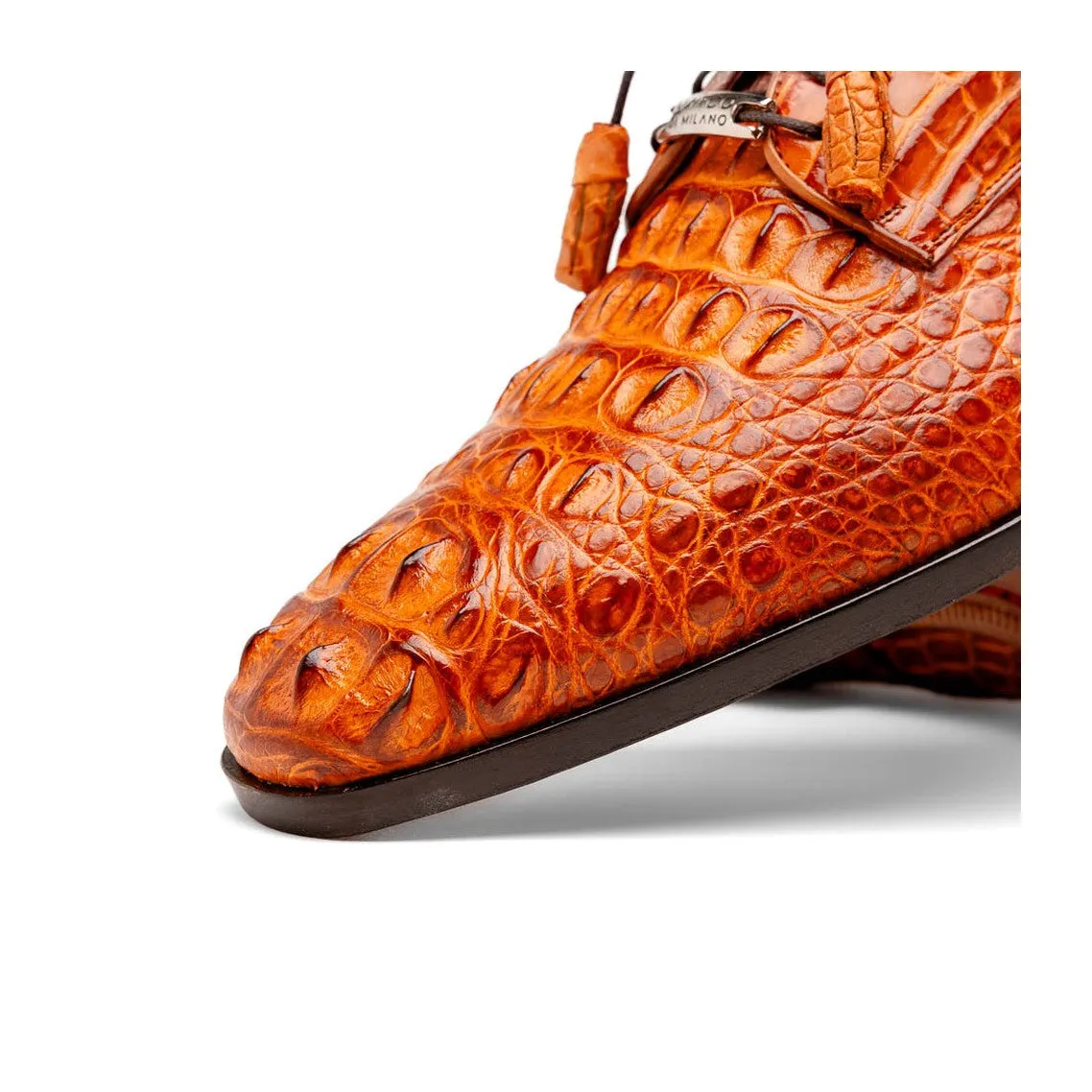 Marco Di Milano Nilo Men's Shoes Exotic Crocodile Derby Oxfords (MDM1186)